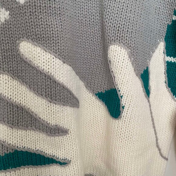 Very Rare Vintage NFL Cliff Engle Sports Football Sweater Size Medium - Picture 4 of 13